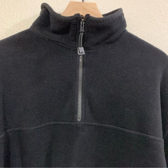 TIMBERLINE COLORADO FLEECE JACKET MENS XL BLACK QUARTER ZIP PULL ON. - Picture 3 of 15